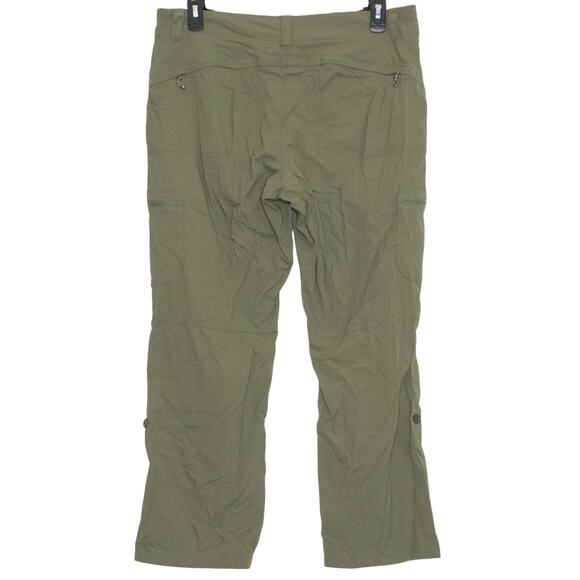 LL Bean Womens Pants Vista Trekking Convertible Hiking Outdoor Green Size 16 FI - Picture 6 of 6